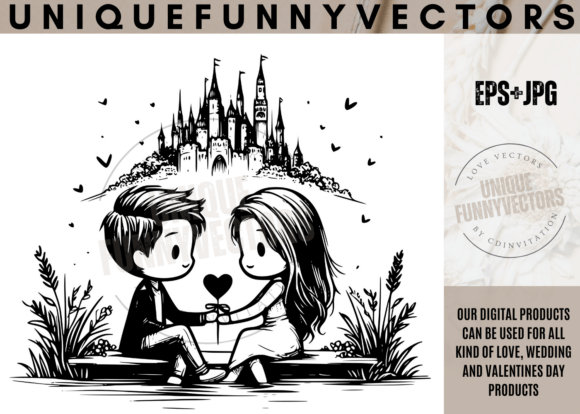 Bringing Romance to Life with Adorable Couple Art