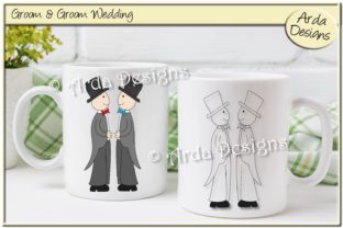 Celebrating Love: Design with Groom & Groom Clipart