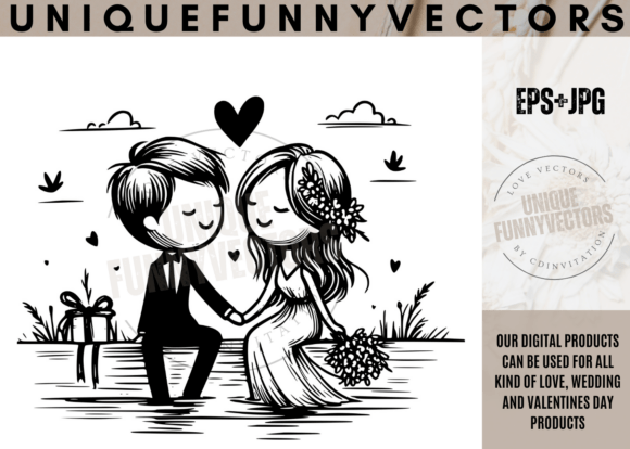 Charming Wedding Couple SVGs: Endless Design Magic