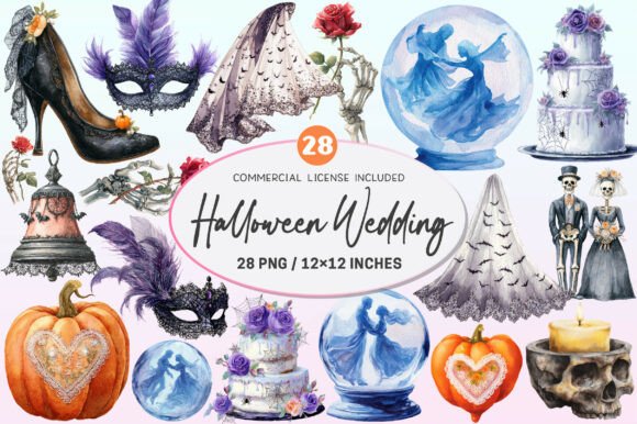 Creating a Hauntingly Beautiful Halloween Wedding Invitation